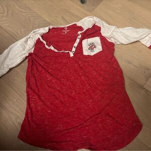 Colosseum Badgers Red Shirt